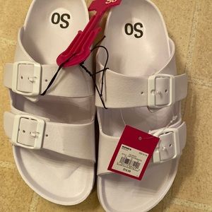 New White So sandals